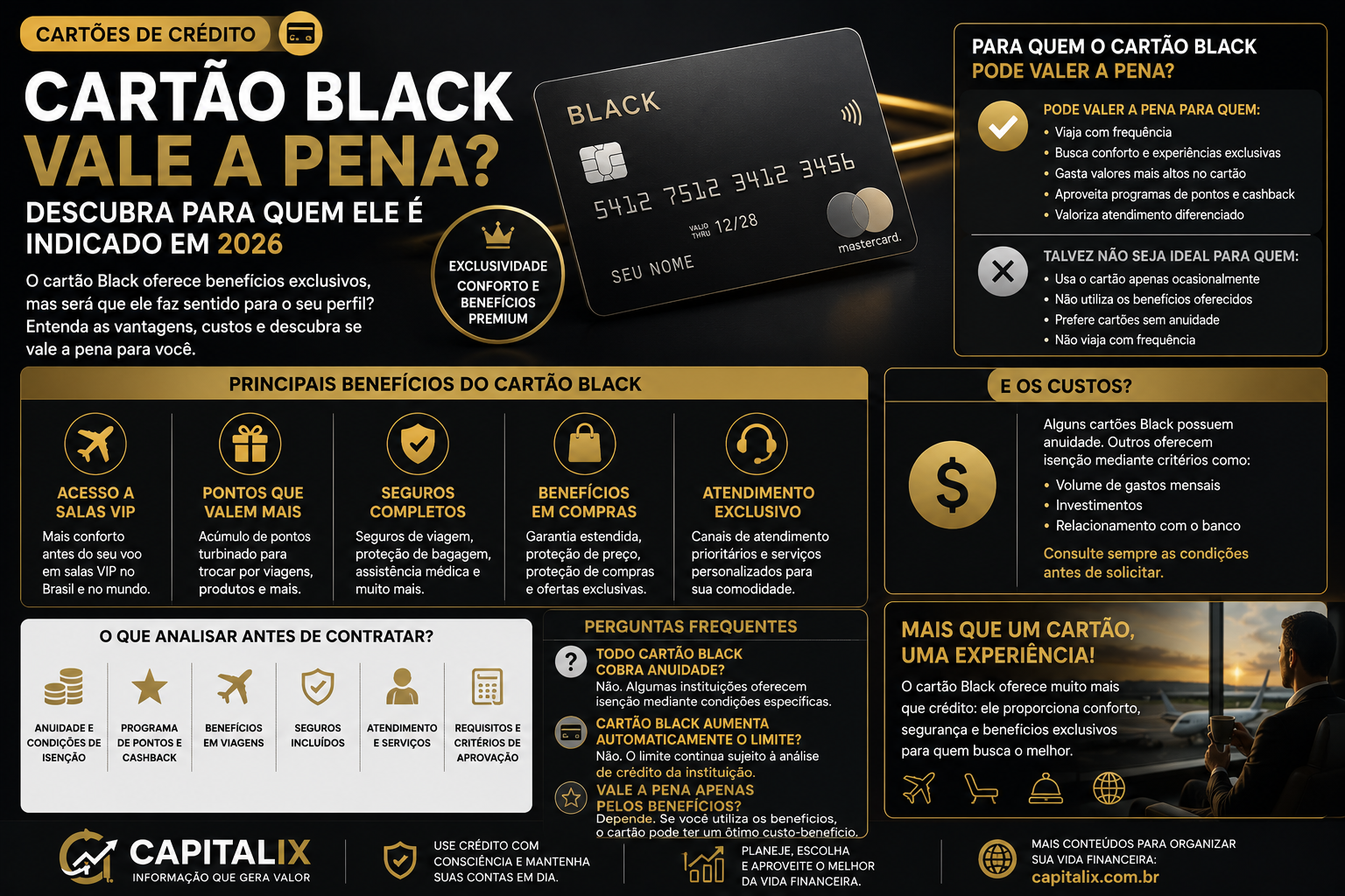 Cartão Black vale a pena? Descubra para quem ele é indicado em 2026