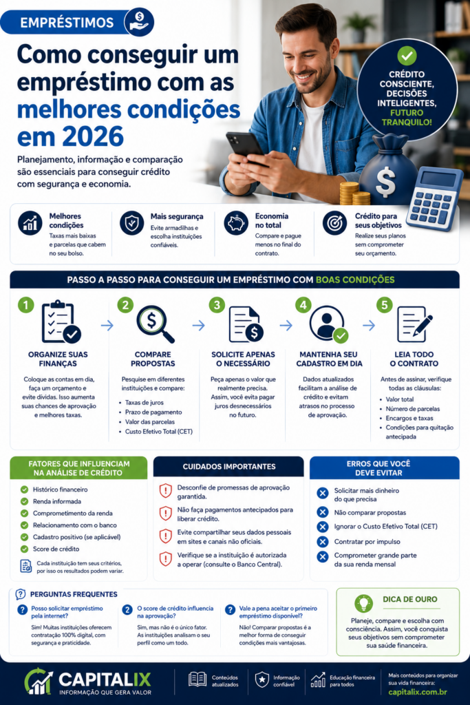 Como conseguir um empréstimo com as melhores condições em 2026
